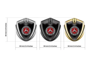 Mercedes Emblema Fender Badge Stile Moderno Universale